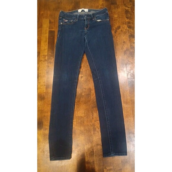 Hollister 3R Skinny Jeans Size W26 L31 Dark blue - Picture 3 of 15